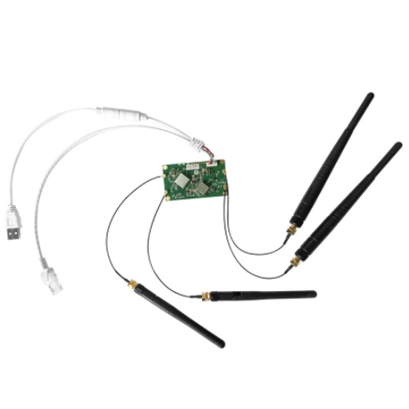 Industriële klasse 5g dual-band wifi-module 1200m draadloze brugrepeater draadloze wifi naar kabel voor computervideo