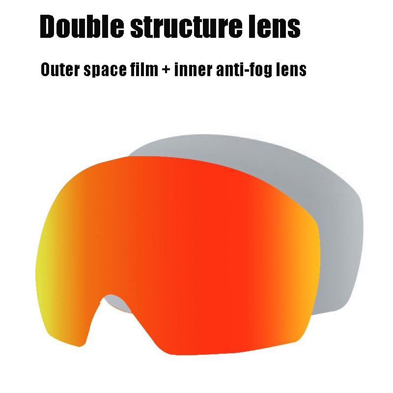 Neue Brillen Doppel-schicht Anti-fog Große Polarisierte Zylinder Ski Brille Für Männer Und Frauen Ski Ausrüstung Ski brille