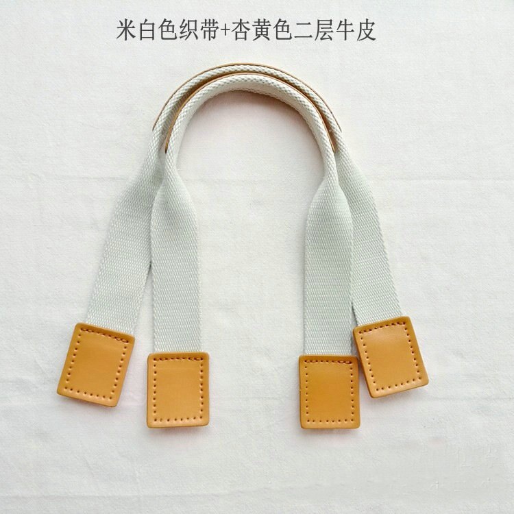 Leather Bag strap handle Square head Webbing DIY sewing handmade Hand bag accessories 49cm*3cm: 4