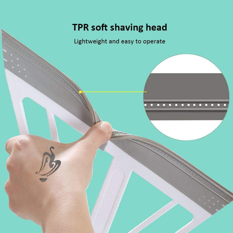 Rubber Broom Hand Push Sweeper Magic Broom Floor Wiper Squeegee for Floor Cleaning Floor Squeegee Sweeping Brush Pet Hair Broom