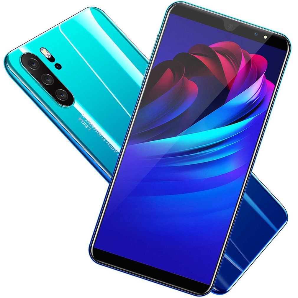 P33 Smart Phone 5 Inch 3G Large Screen Mobile Phone 512Mb Ram High Capacity Real Fingerprint Face Unlock Phones