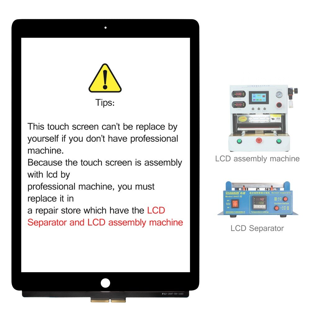 Touch Screen Voor Ipad Pro 12.9 1st Digirtizer Sensor Glas Panel Touchscreen Voor Ipad Pro 12.9 Digirtizer Vervangende Onderdelen
