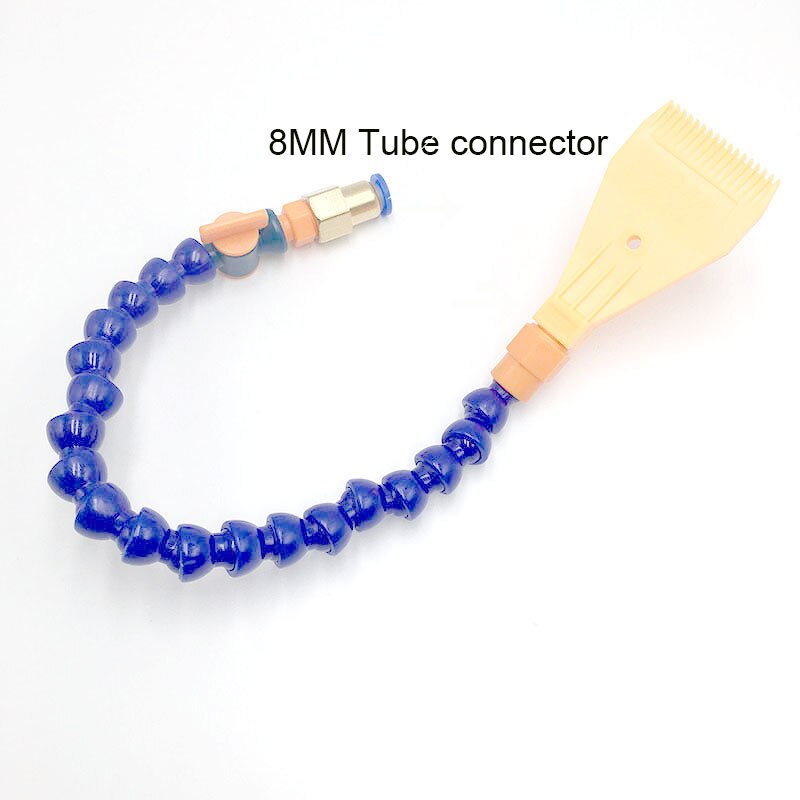 1/4" BSPT Air blower nozzle,air knife moving nozzle,Wind Jet air nozzle,16 blowing air knife nozzle with flexible pipe connector