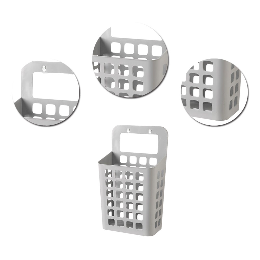 1pc grotere aan de muur bevestigde wasmanden, huishoudelijke containers, grote wasmand, opberghouder, wasorganizer