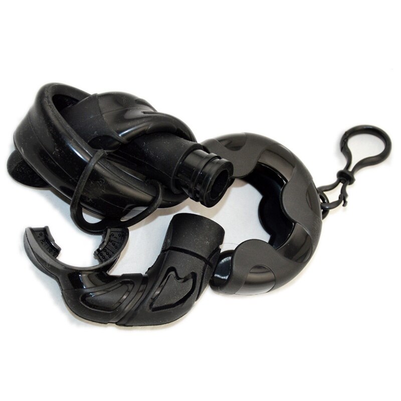 Gel Silicone natation plongée tuba boîte de rangement natation plongée plongée sous-marine noir tubas