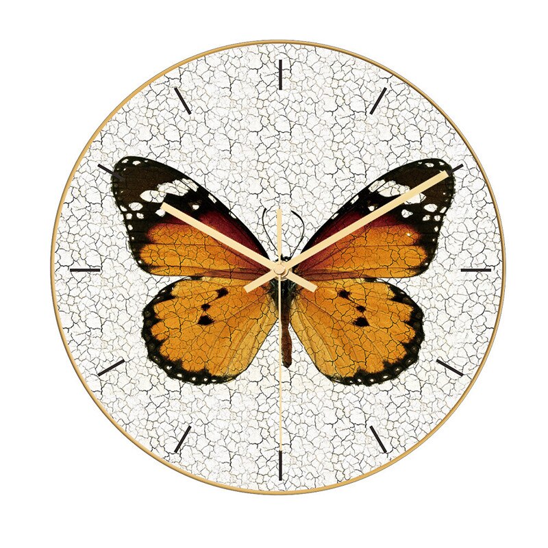 Horloge murale à 3d niveaux avec motif cheval blanc et coutures, style nordique et moderne, style phnom penh, décoration de salon: Cc013 30cm
