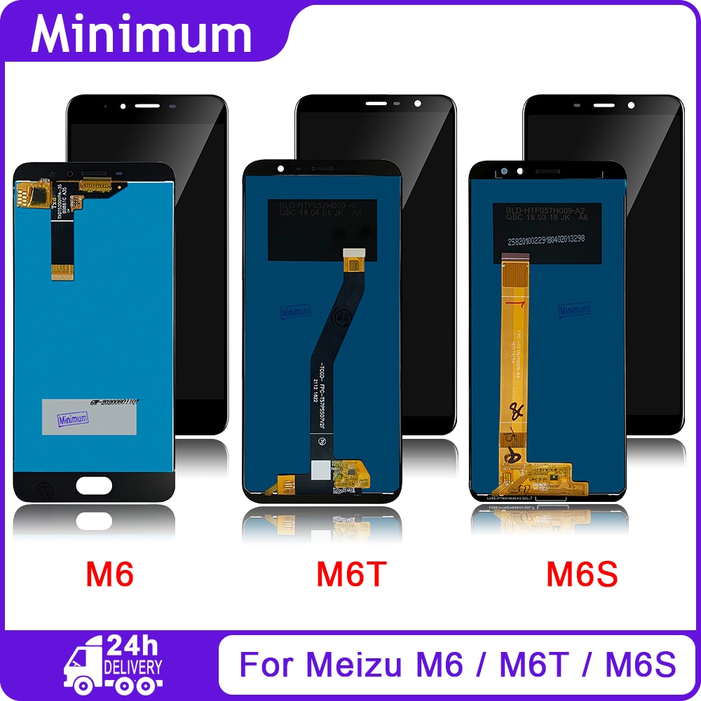 Per Meizu M6 M711H M6s M712H M6T Display LCD Touch Screen Digitizer Assembly Parti di Ricambio + Regali