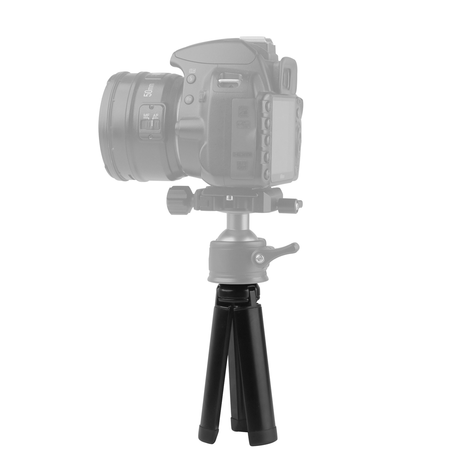 Aluminum Alloy Table Tripod 5cm Mini Tripod with Universal 1/4-inch Interface for DSLR SLR Camera Stabilizer Phone mounting