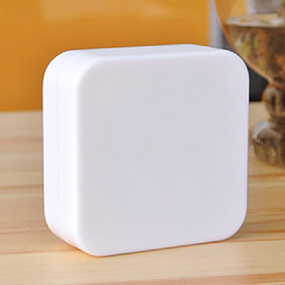 Novelty White Square 60-Minutes Mechanical Timer Reminder Counting for Kitchen Mechanical Timer