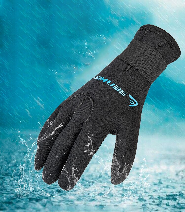 3Mm Neopreen Zwemmen Duiken Handschoenen Neopreen Handschoen Voor Winter Zwemmen Warm Anti-Slip Winter Zwemmen Snorkelen Handschoenen