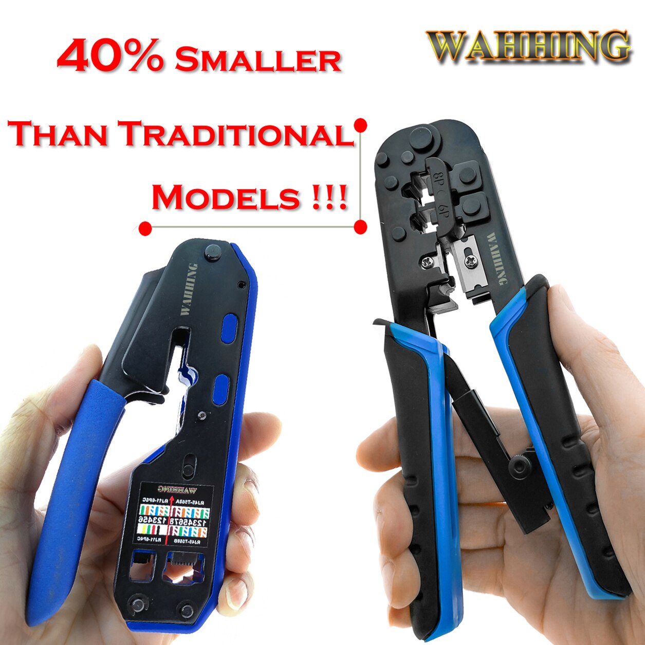 RJ45 Tool Netwerk Crimper Krimpgereedschap Stripper Cuting Ethernet Kabel Fit RJ45 Cat6 Cat5e Cat5 Stp Stekkers RJ45 Connector Kabels