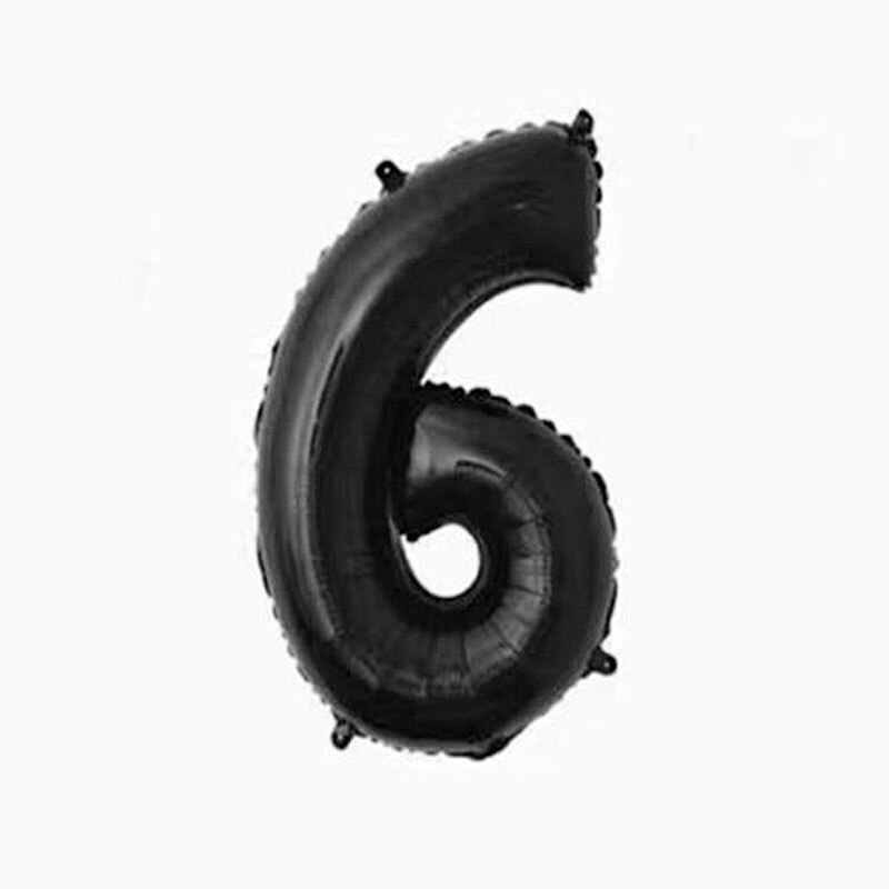 1Pc 40inch Black Number Balloon Digit Aluminum Foil Balloons Birthday Party Decorations Wedding Celebration Supplies