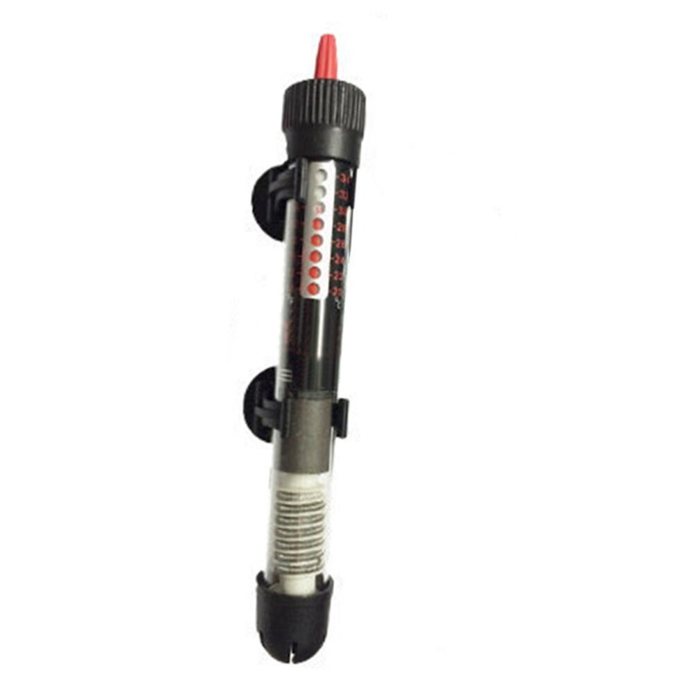 Submersible Aquarium Heater 50W with and Suction Cup (US Plug): Yellow