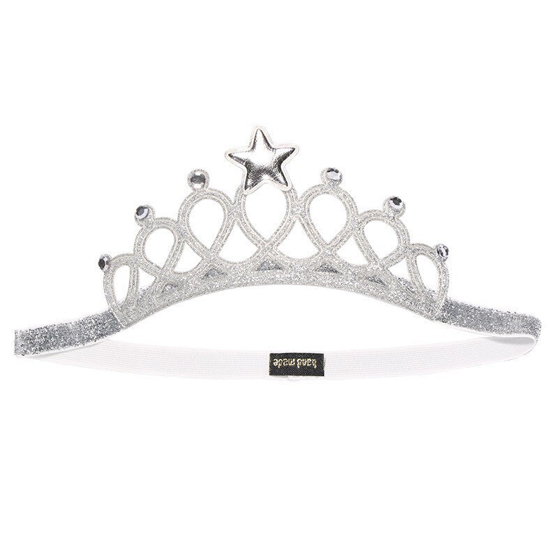 Bandeau couronne pour fête d&#39;anniversaire pour bébé fille, accessoires pour cheveux de bébé, couvre-chef pour -né, diadème,: 7