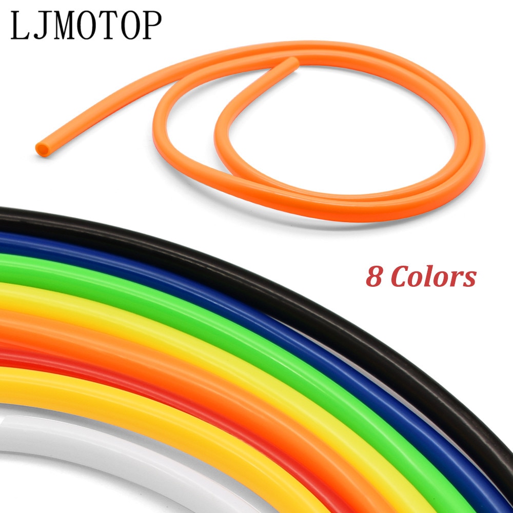 Motorcycle Hose 1Meter Petrol Fuel Line Hose Gas Oil Pipe Tube Rubber For Yamaha WR450 SEROW 225 250 TTR 125 250 600 DT230 DT125