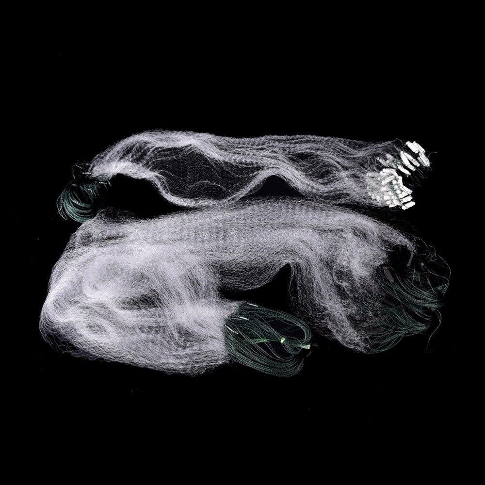 1x visnetten 20m 2 opties 1 laags visnet monofilament visnet kieuwnet met dobber