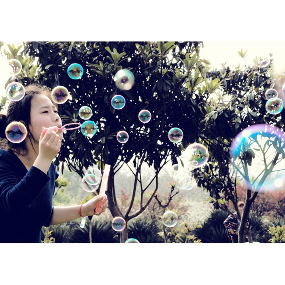 6pcs Bubble Wand Tool Soap Bubble Maker Blower Set Bubble Concentrate Stick for Kids Children Fun Toys for Outdoor Toy