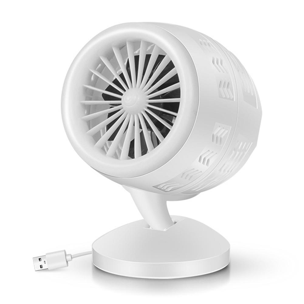 Portable DC5V Small Desk Desktop Office Fan Cooler Cooling USB Mini Fans Super Mute PC Laptop Notebook Home Student Dormitory: White