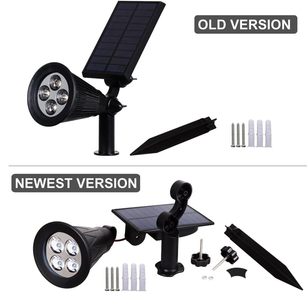 T-SUN Green LED Solar Lights Solar Spotlight For Garden Decor Solar Outdoor Light Waterproof Solar Power Light Solar Wall Light