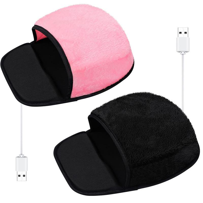 USB-beheiztes Mauspad, Handwärmer, Plüsch, beheizt, um große Räume warm zu halten, funktioniert mit allen PC-Mäusen für den Winter, Büro, Heimcomputer