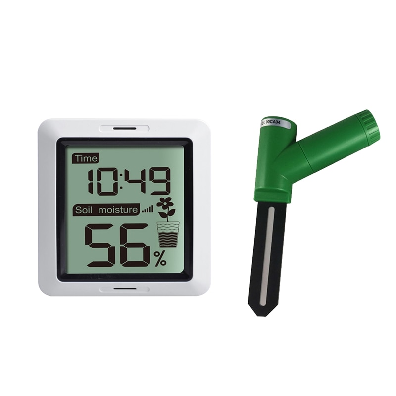 -WH0291 Soil Moisture Tester Plant Soil Moisture Sensor Meter with Digital LCD Display for Garden Lawn Potted Plant Care Indo