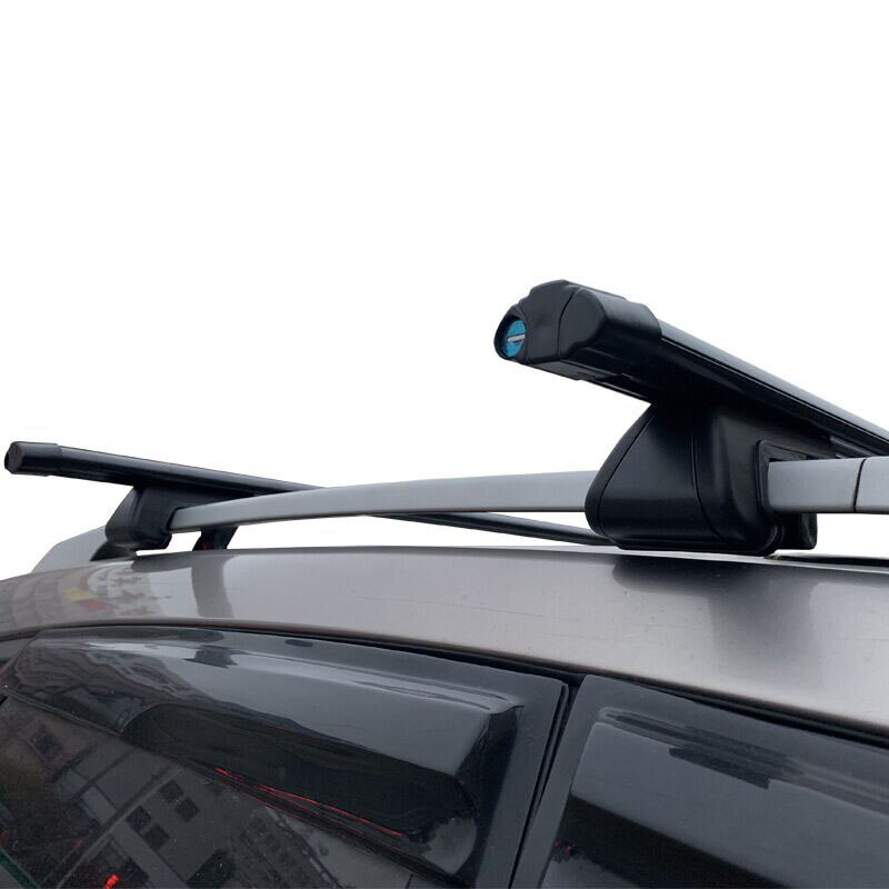 2 PCS Universal Aluminum Alloy Car Roof Racks Crossbar Luggage Carrier Load 100KG 125CM 135CM With Lock&Key For SUV