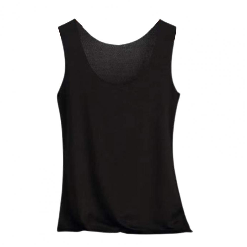 Damesvest t-shirt zomer naadloos ijzijden vest dames ondershirt ondergoed all-match casual tanktops dames blouse camis: 4g / Rood