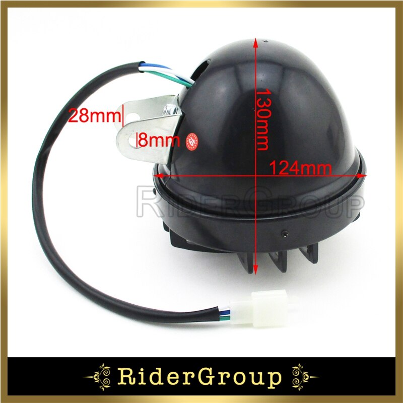 12V LED Front Head Light Headlight For 50cc 70 90 110cc 125cc 150cc 200cc Quad 4 Wheeler Go Kart ATV Roketa Taotao Kazuma Sunl