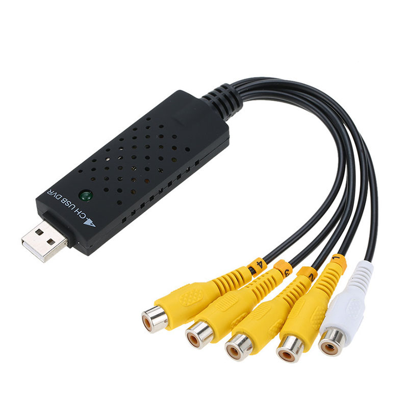 4 Kanaals 4CH USB2.0 Video Capture Card Ondersteuning WIN7 8 64 Dvr Card Video Capture Audio Record Card Adapter Voor camera Monitor