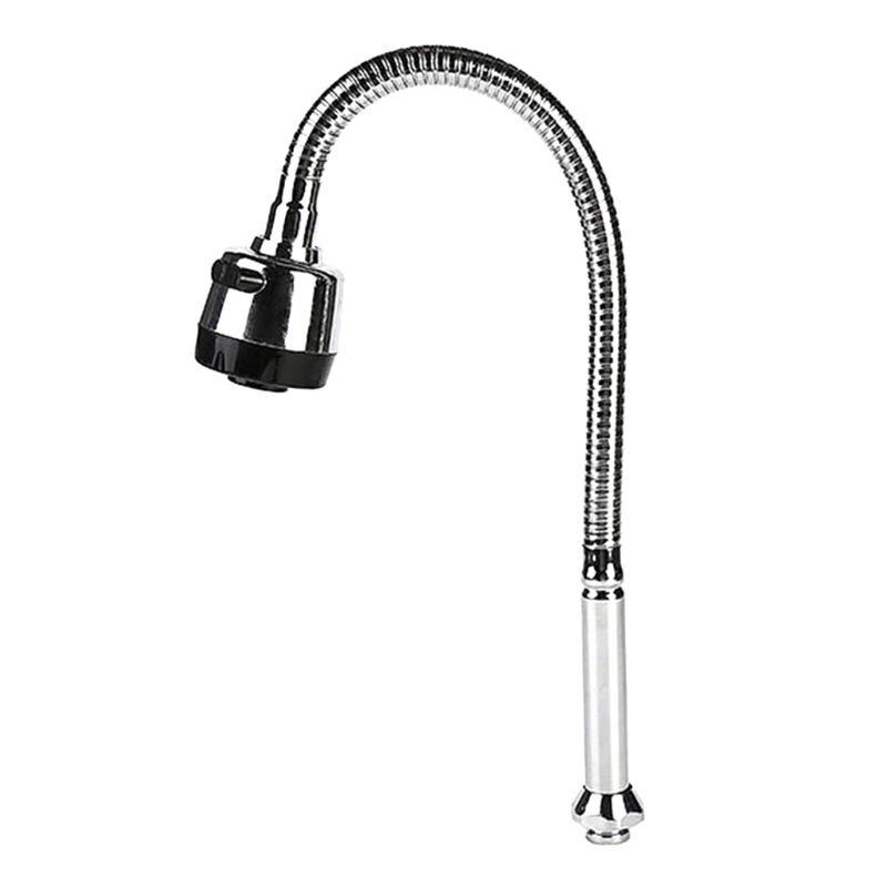 360 Degrees Rotation Sink Faucet Pipe Stainless Steel Kitchen Sink Spout Water Saving Outlet Fexible Tube Single Handle Connecti