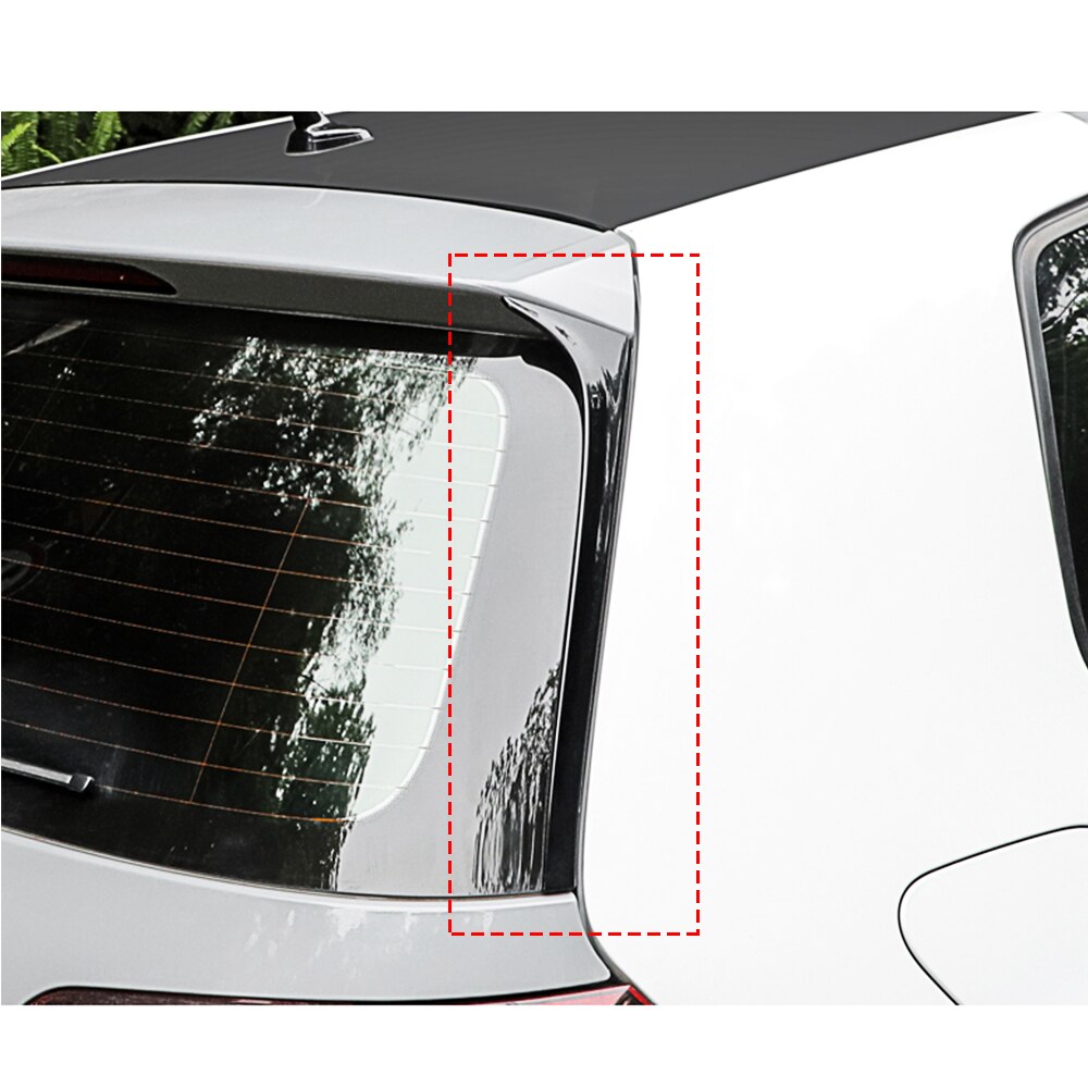 Bagrude sidespoiler til golf 7 mk7 abs kulfiber sidevinge bil-styling klistermærker bagrude spejl hale auto tilbehør