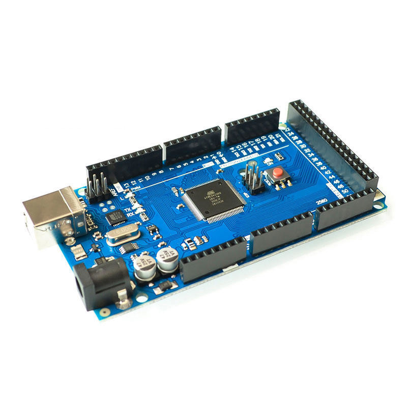 Mega 2560 mega 2560 r3 ( atmega 2560-16au ch340g)  avr usb-kort udviklingskort mega 2560 pro til arduino udvidelseskort diy-sæt: Lysebrun