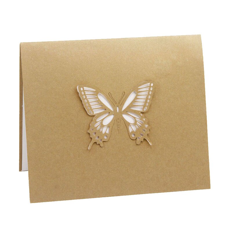 Tarjeta 3D de mariposa, feliz aniversario, cumpleaños, San Valentín, Navidad, novedad de