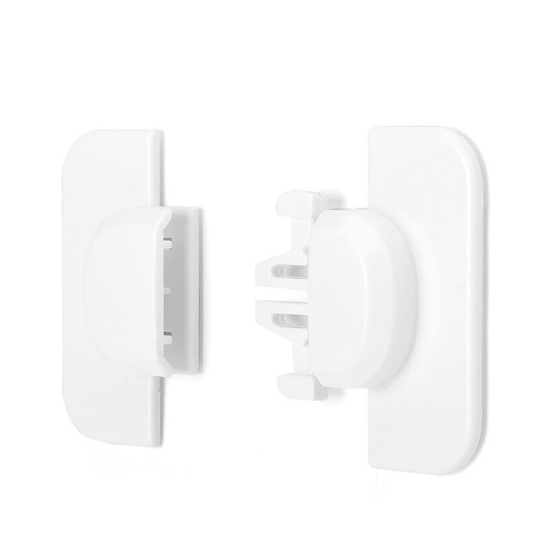 Child Safety Lock Cabinet Lock Refrigerator Freezer Door Lock Latch Catch Toddler Kids Child Cabinet Cupboard Locks Baby Safety: White