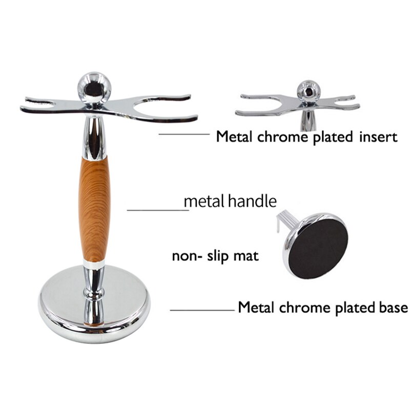 Nyeste barberkost barberskraber dryp stativ barberingsholder til barberkost og barberskraber