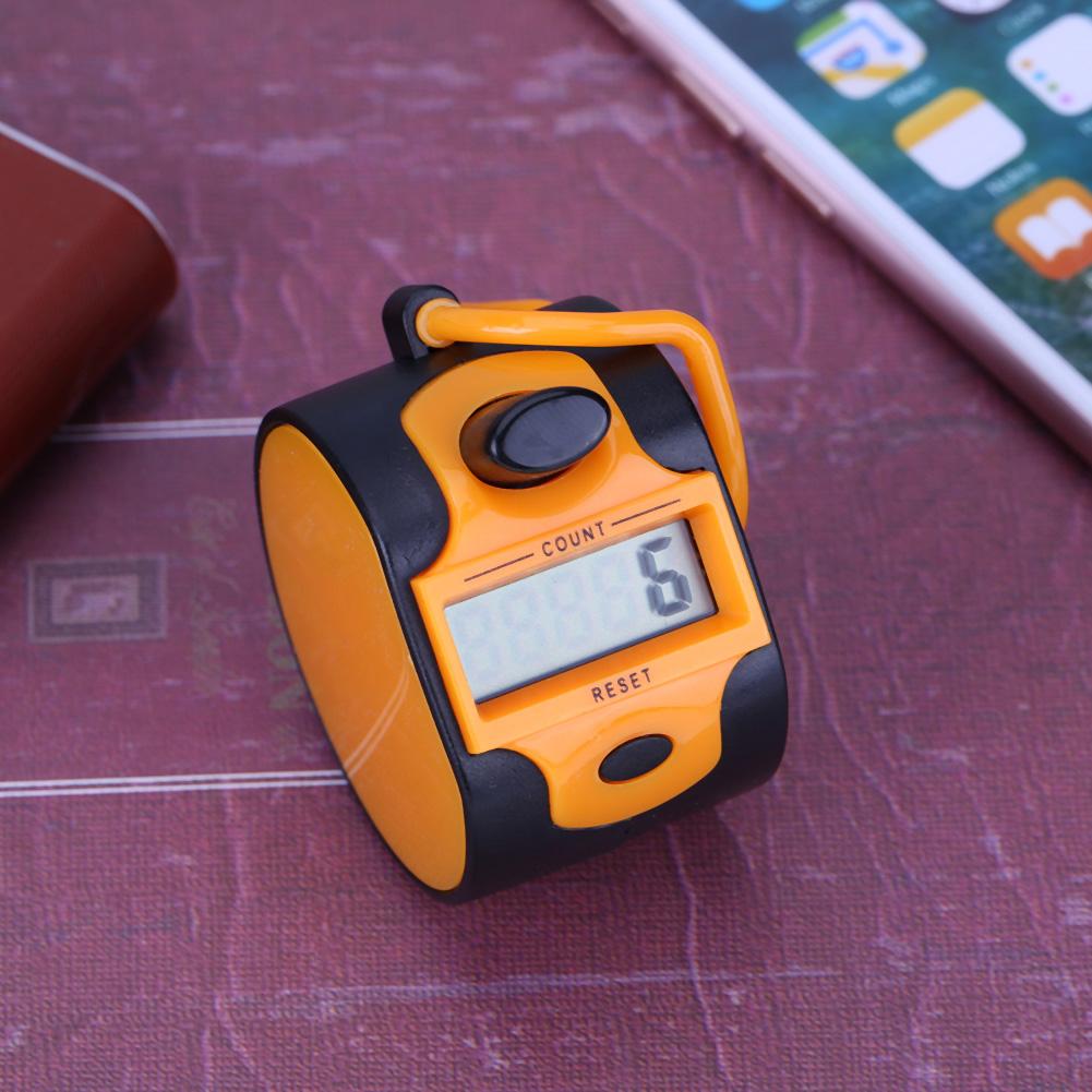 Portable 5 Digit Number Tally Counter Clicker Handheld Manual Electronic Digital Counter For Inventory Counting Piece Tool