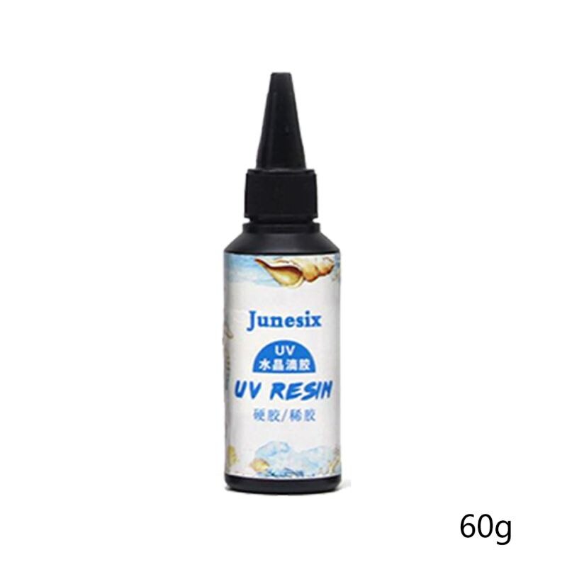 10/20/25/50/60/100g Ultraviolet Curing Epoxy UV Resin Hard Glue for DIY Jewelry B85D: A60