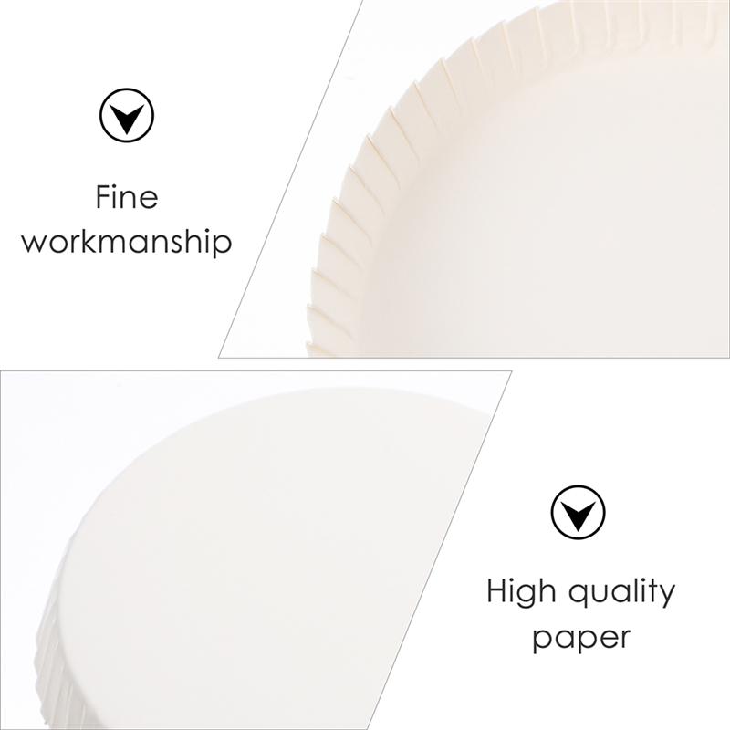 100Pcs Disposable Cup Covers Paper Cup Lids Cup Lids Drinking Lids for water juice coffee cold beverage