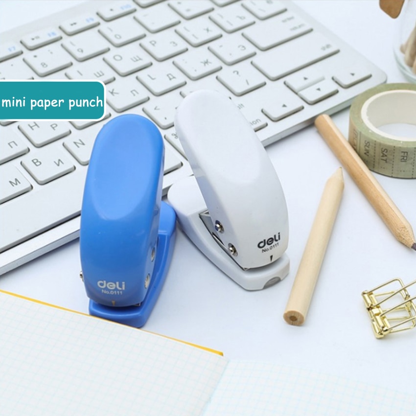Kawaii Mini perforadora manual portátil de agujeros cuaderno DIY, herramienta de impresión de Punch Craft de papel, cortador de tarjetas de álbum de recortes, perforador de papelería