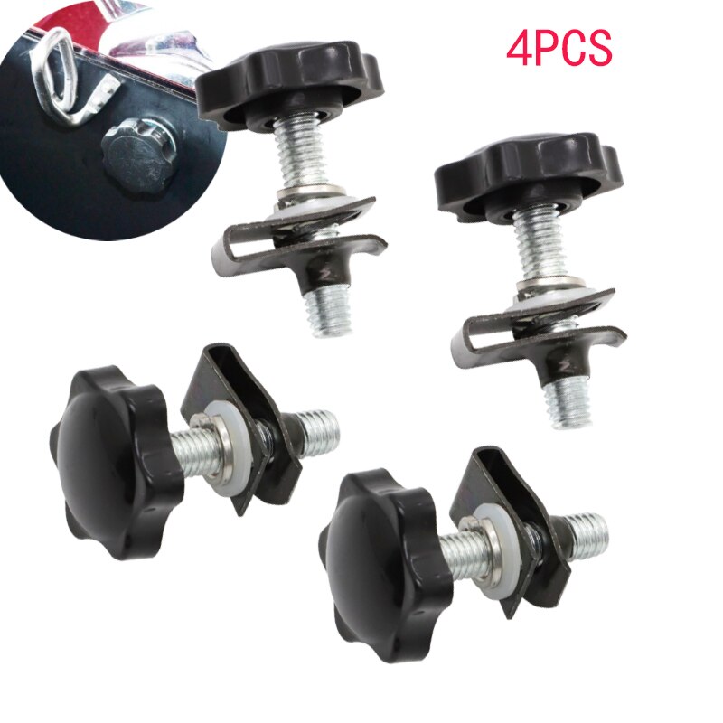 Kit de vis de montage pour sac de selle, antivol, pour Harley Touring sécurité 1994 – , boulons de quincaillerie de verrouillage de sac de selle 4 pièces