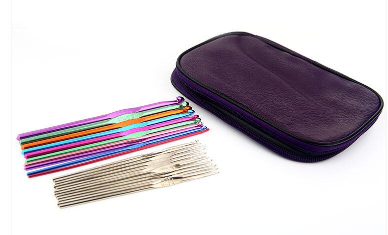 Fancy Crochet Set Crochet Kit Set with Case Exclusive Weaving Tools Sweater Needle Stainless Steel Sewing Tools Accessory GYH