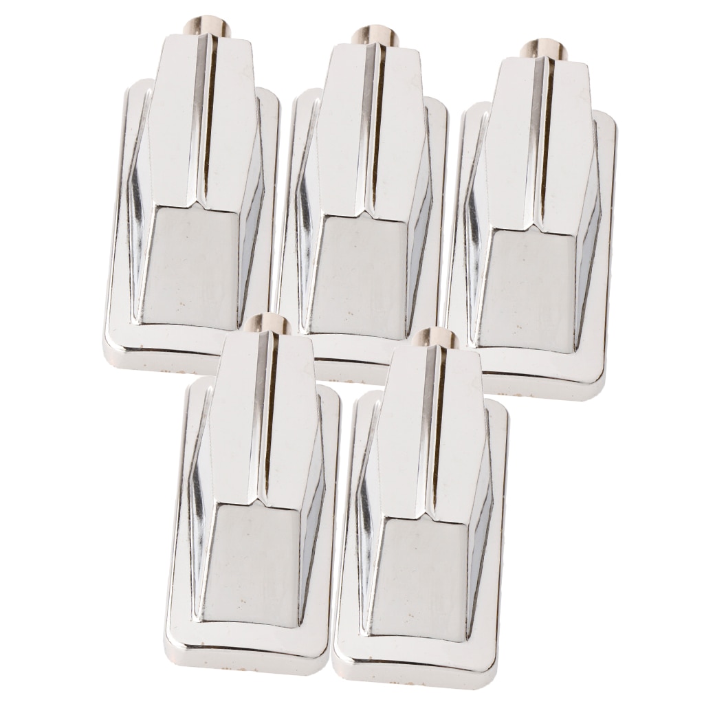 YCHUCH Lot De 5 Cosses Métalliques Doubles Pour Caisse Claire - Pièces De Rechange Solides Et Fiables Pour Batterie