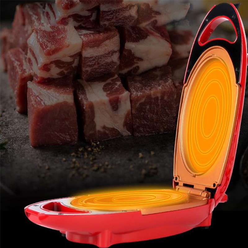 Crêpière électrique 110V/220V, antiadhésif, poêle à frire pour Pizza