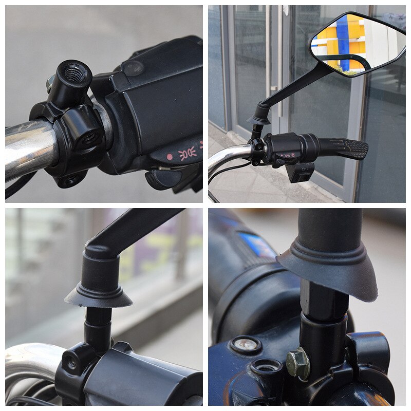 Adaptateur de base pour rétroviseur | 8MM 10MM pour rétroviseur de moto, connecteur de base pour Kawasaki Z1000 ZX10R ZX12R ZX6R ZX636R ZX6RR ZX6RR ZX9R