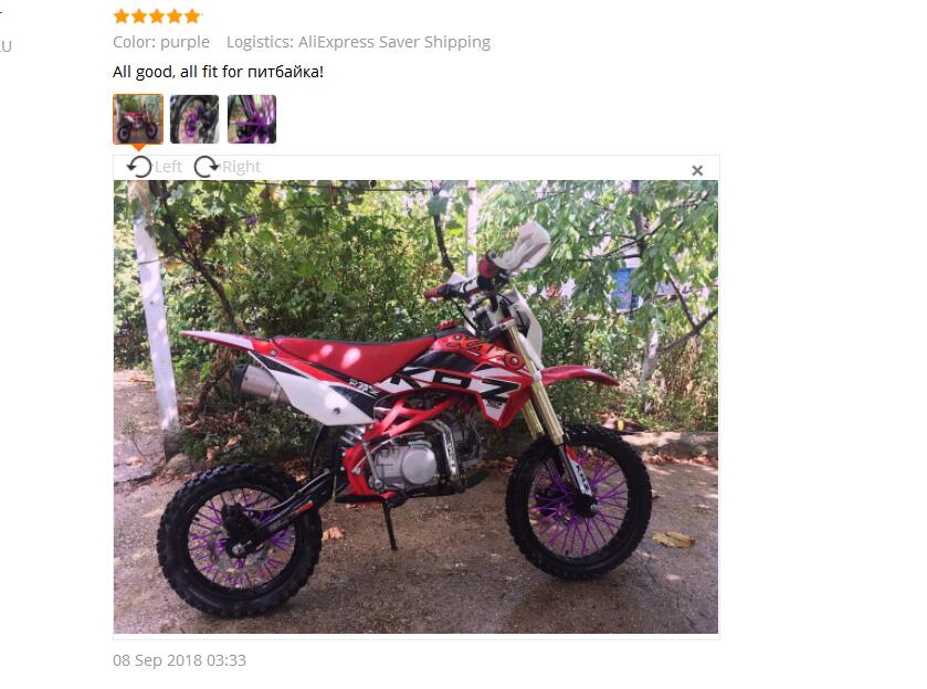 72pcs Motorcycle Wheel Spoke Cover Rim Protector Wrap for KTM 250EXC-R 300XC-W 300EXC 300XC