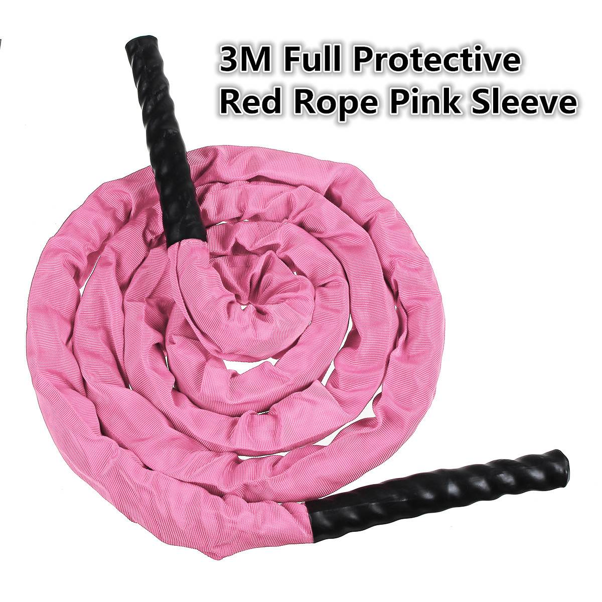 25mm Fitness Heavy Jump Rope Crossfits Weighted Battle Skipping Ropes Power Training Improve Strength Muscle Fitness Equipment: Package A 4