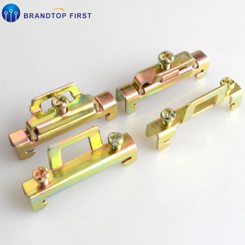 5pcs Fixed Clamp Fasten Clip for 35mm DIN Rail DIN Rail Fixed Clamp Fasten Clip C45