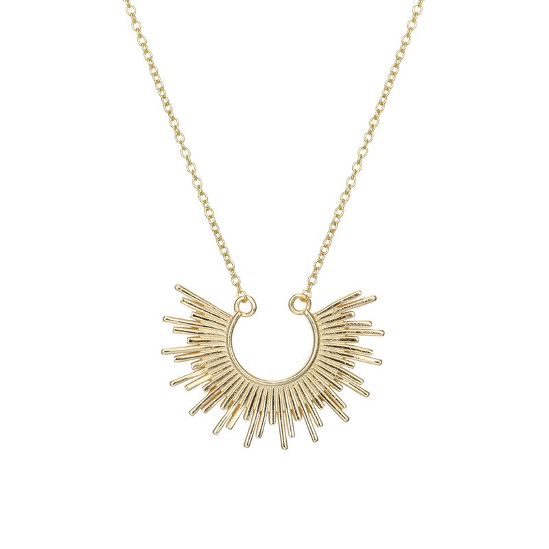 Halsketten Anhänger 925 Sterling Silber Boho Gold Kette Halskette Liebt Colares Compridos Collana Donna Schmuckstück Femme Takı Schmuck