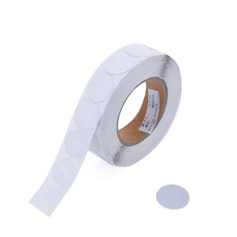 1000 stuks/rol 40mm stuks rf-alarmstickers ronde antidiefstalstickers zelfklevende beveiligingsstickers voor winkels