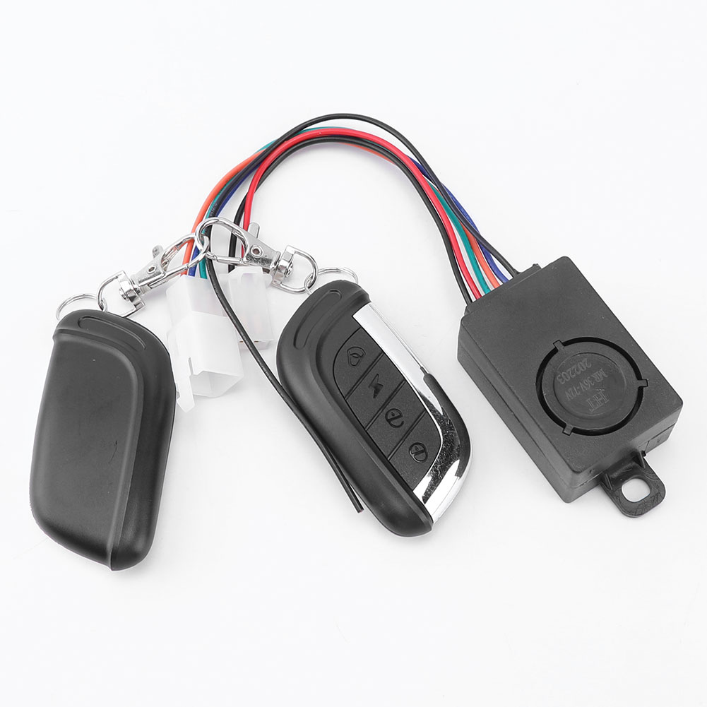1-5setzt 36-72V 125db Elektrische Fahrzeuge Alarm System Anti-Diebstahl E-Fahrrad Alarm System Fernbedienung Alarm Gerät für Radfahren